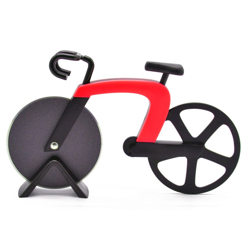 Coupe-Pizza en acier inoxydable, Gadget de cuisine, couteau à Pizza en forme de vélo, roue de vélo, rouleau de vélo, couteau à Pizza, outils de cuisine
