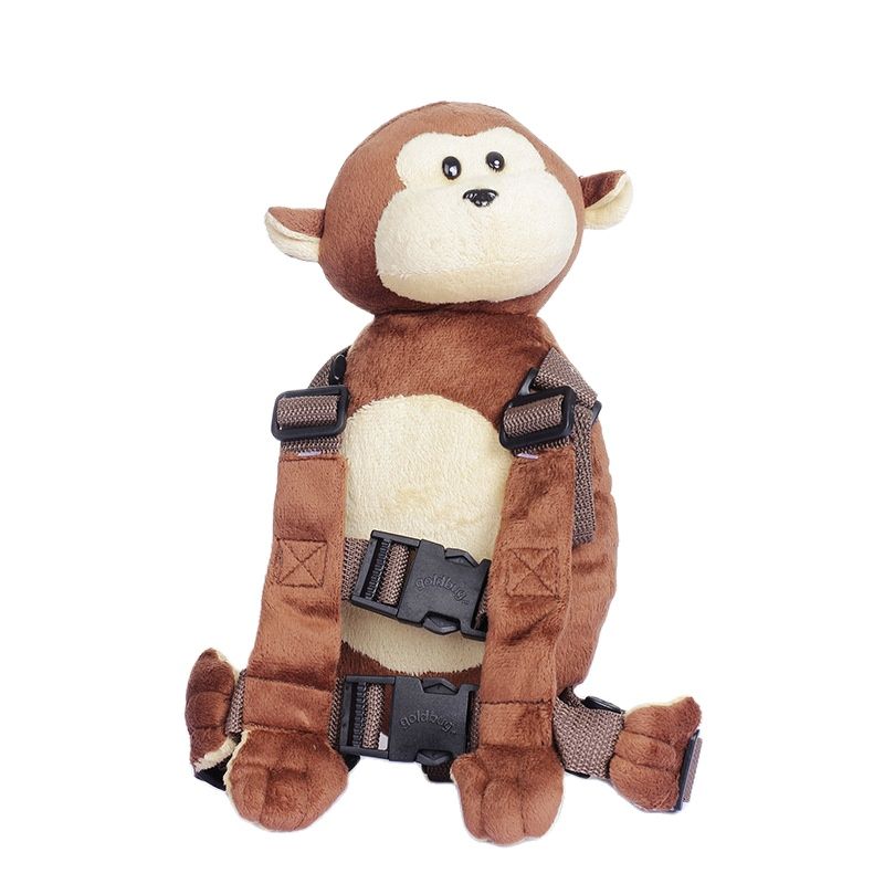 2 in 1 Harness Buddy Monkey Baby Safety Animal Toy Backpacks Bebe Walking Reins Toddler Leashes Kid Keeper GB-016