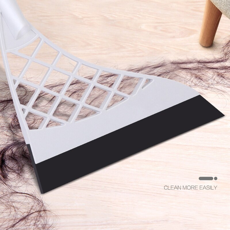 Removable Dual-use Super Sweeper Broom for Living Room Kitchen Bathroom Hangable Handle Easy to Clean R7UB