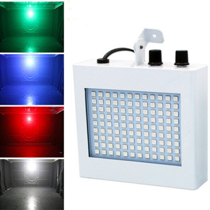 Alien remote 108 led rgb estroboscópico luz de escenario efecto sonido activado discoteca fiesta dj vacaciones con control de ve