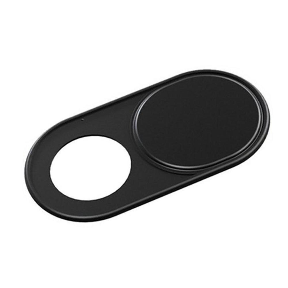 Mobile phone notebook tablet computer front camera metal cover privacy protection sticker: BLACK