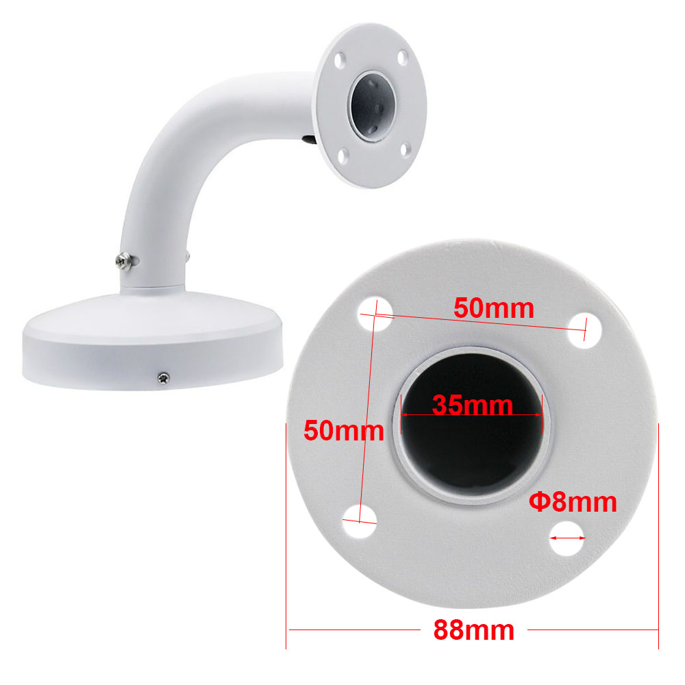 Surveillance Wall Mounting Bracket for Samsung Hikvision Dahua Dome Camera Outdoor Waterproof Extended Steady 180mm or 260mm