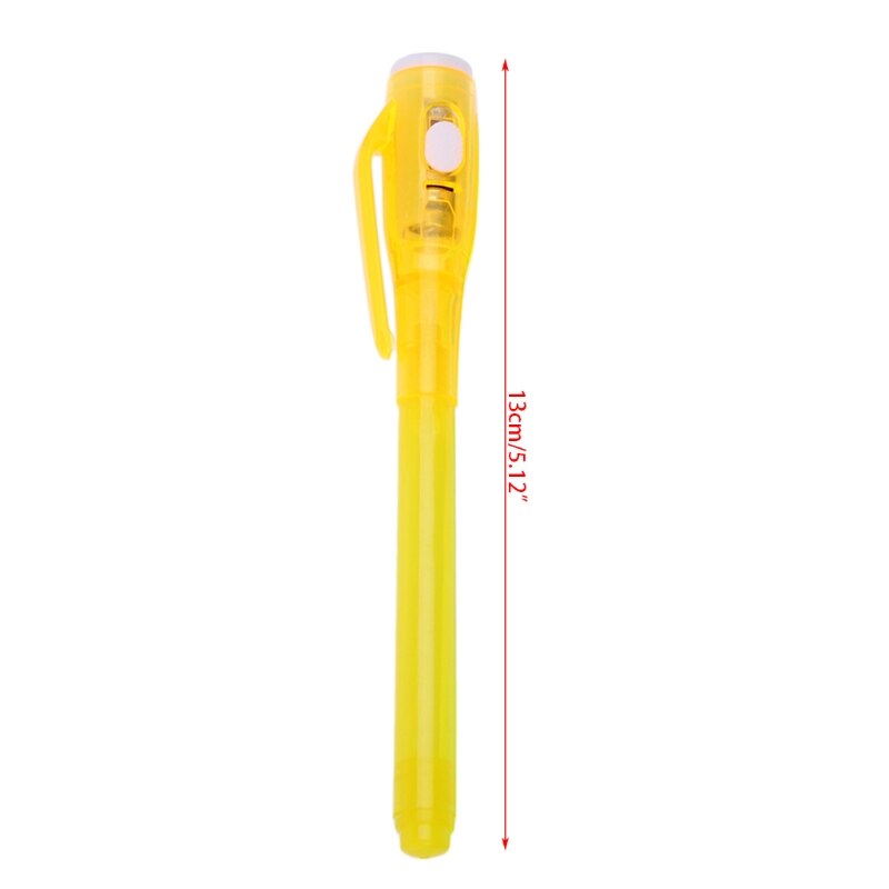 Magic osynligt bläck penna skriver hemligt meddelande gadget med uv-ljus brevpapper -26d november