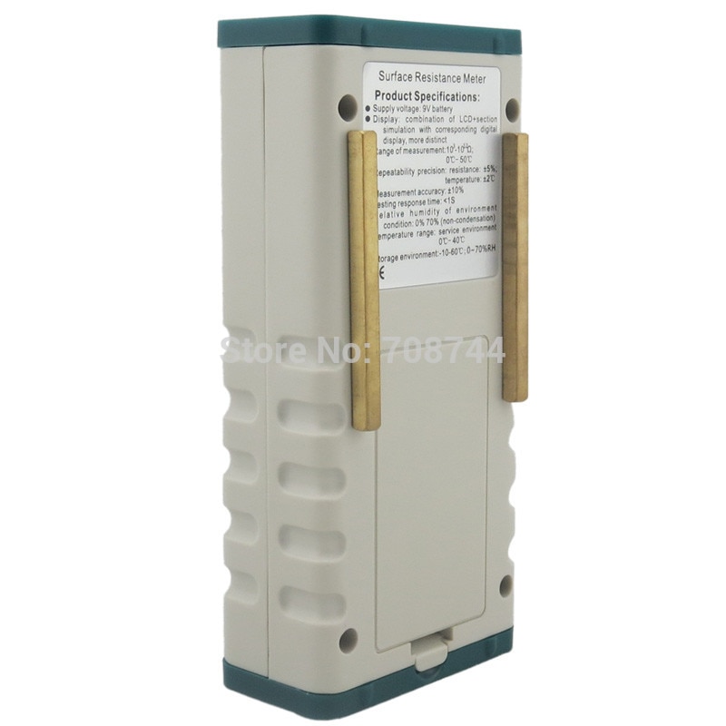 TM385 Digital Surface Resistance Tester Anti-Static Tester Electrostatic Measurement Temperature