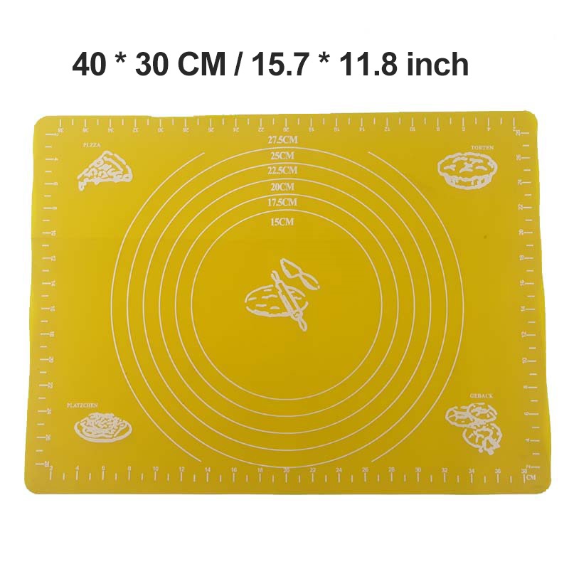 Siliconen Bakken Mat Vel Deeg Rollende Gebak Kneden Mat Schaal Pad Koken Oven Liner Pad Gebruiksvoorwerpen Bakvormen Bakken Tools: A