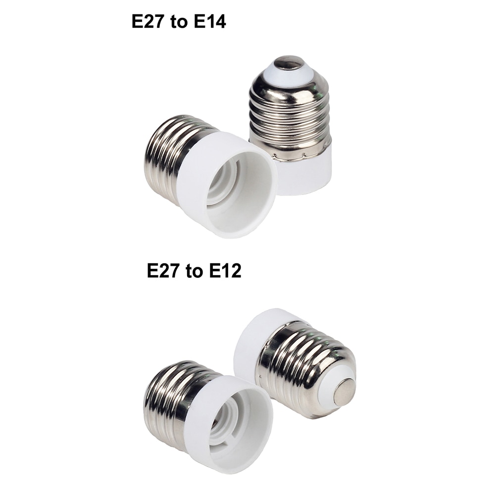 Base de lámpara E27 macho a E14 G9 E12 B22 G4 MR16 GU10 E40 hembra, soporte de lámpara, adaptador de enchufe para bombilla LED de maíz, 1 ud.