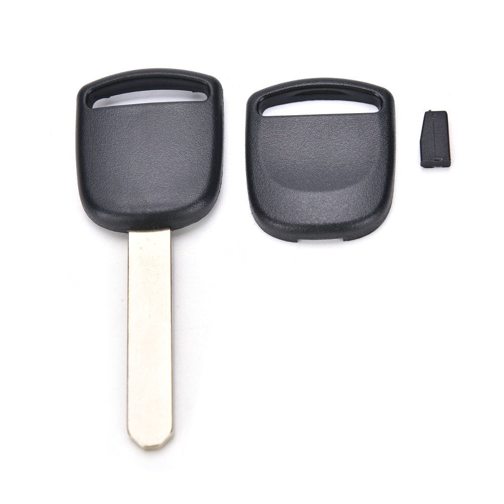 Uncut Blade Ignition Chipped Car Key With Transponder Chip For 46 HO03-PT