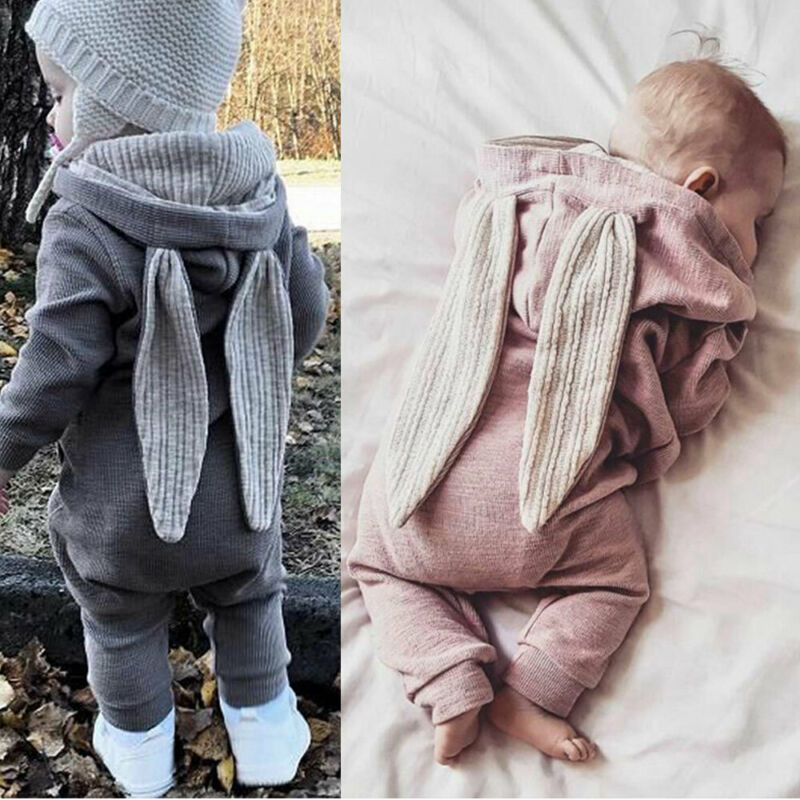 Combinaison manches longues pour petits garçons filles | 0-24M, combinaison pour petits garçons et filles à capuchon solide, vêtements d'automne