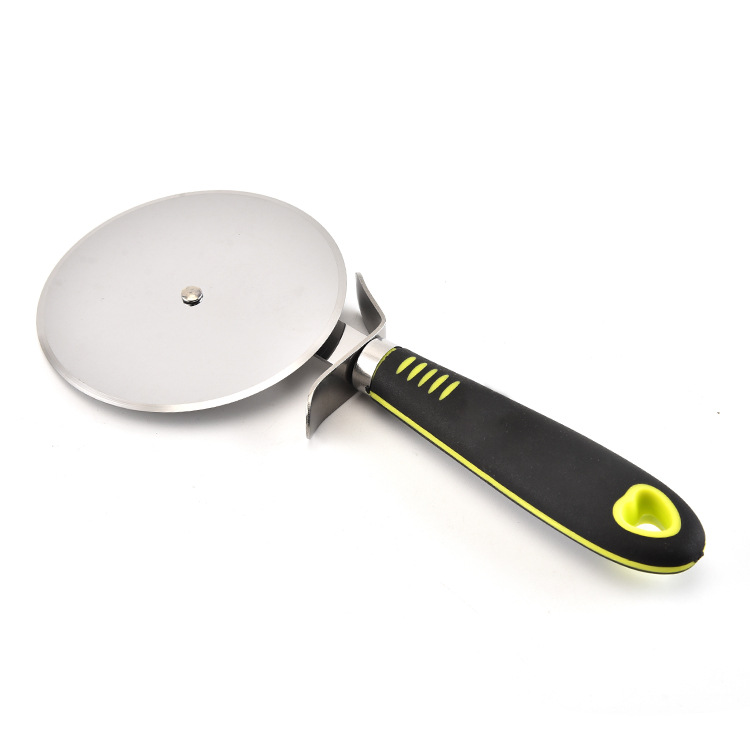 3 Size Pizza Cutter Knives Non-stick Single wheel Pizza Cutting Knife With Holder Stainless Steel Pizza Tool Kitchen