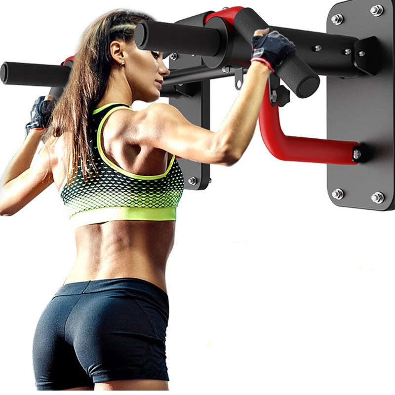 Home Wall Mounted Horizontal Bars Wide Anti - Slip Pad Gym another Chin Up Pull Up Training Bar Sport Fitness Equipment