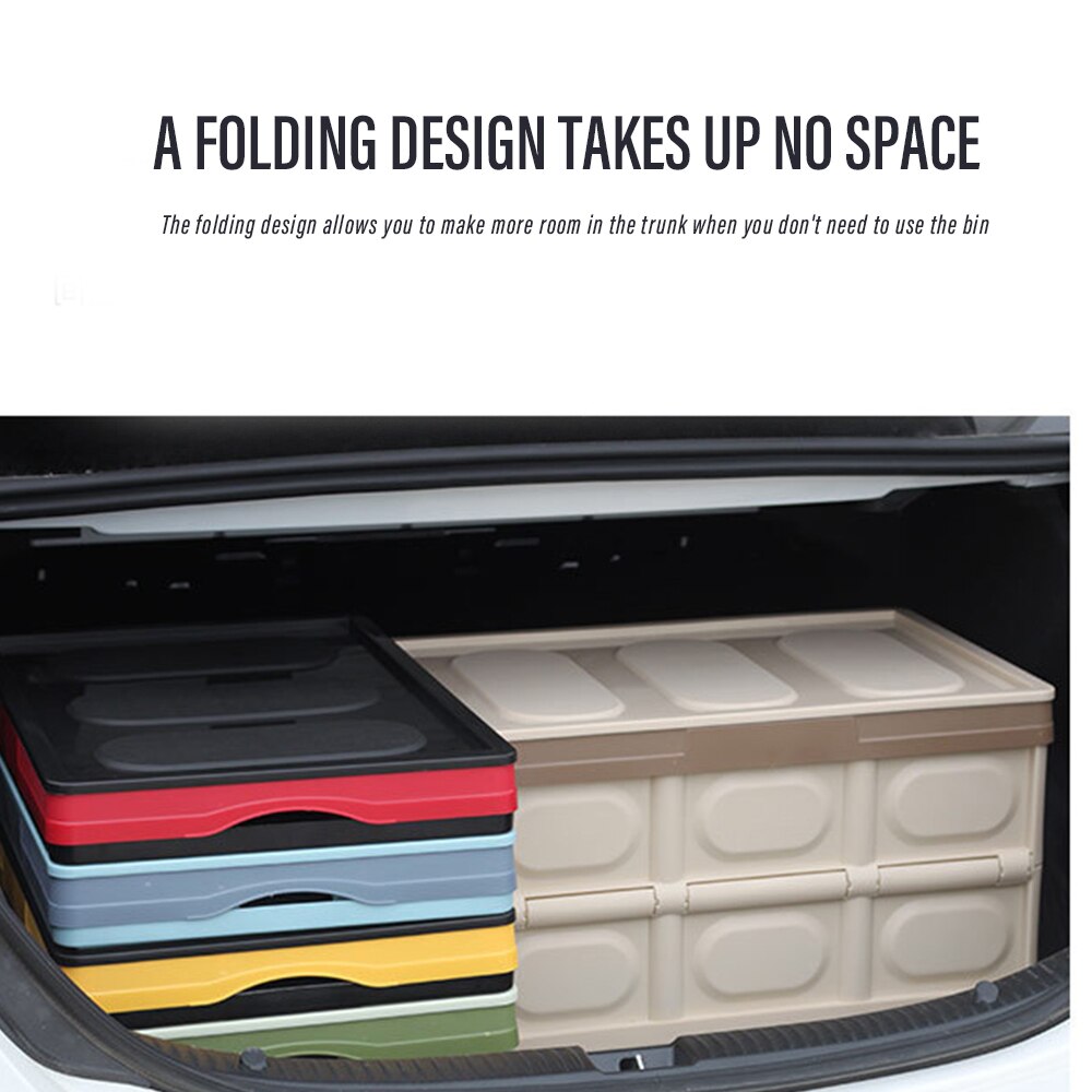 Car Storage Box Car Storage Tools Foldable Storage Box for Trunk Multifunctional Folding Storage Box Water Storage Box 30L