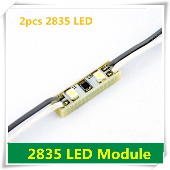 100 stks LED module voor kanaal brief of reclame led teken 2 LED SMD 2835 waterdichte