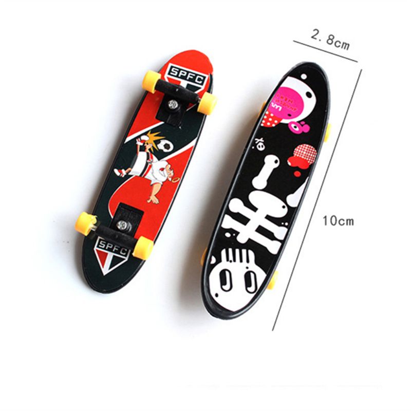 15 pièces Cool crâne touche Mini Skateboard enfant jouet fête faveur