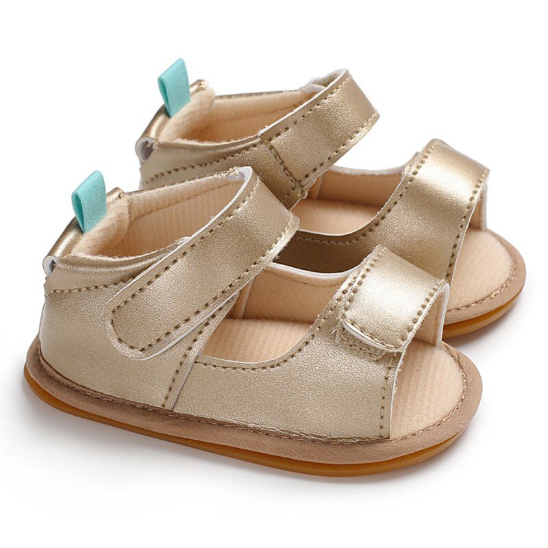Summer Infant Baby Sandals Rubber Casual Sandals Breathable Baby Shoes Baby Girl Shoes: Orange / 0-6 Months