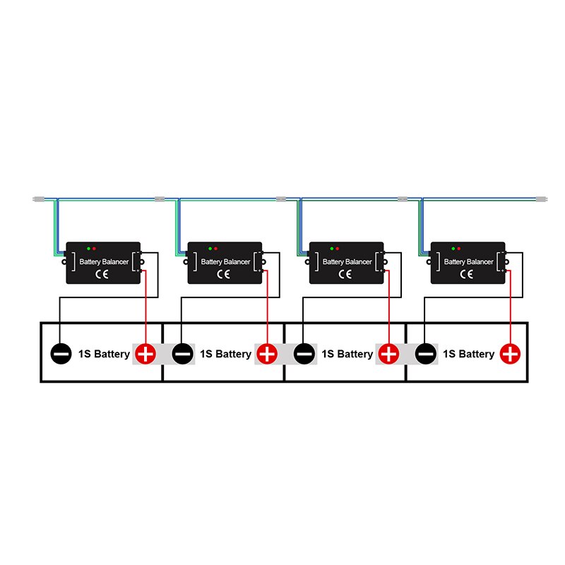 QNBBM 2V Lead Acid Battery Equalizer Capacitor Balancer Anti Sulfuration Vulcanization and Anti-Corrossion