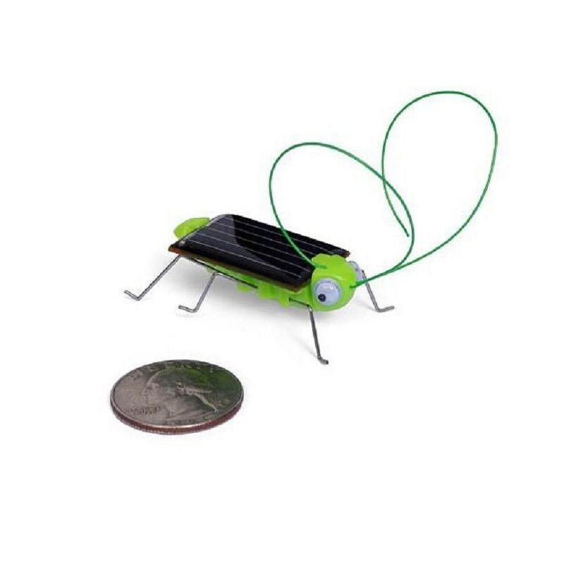 Solar Power Toy Energie Crazy Grasshopper Cricket Kit Kerstcadeau Speelgoed 4*1.8Cm M
