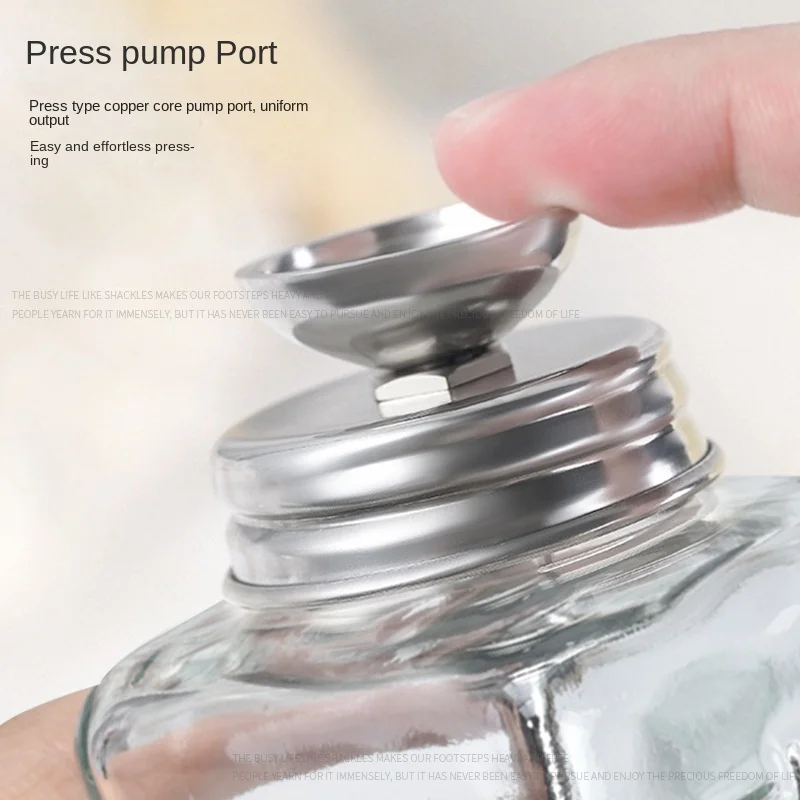 Imprensa de garrafa de vidro do prego funil imprensa tipo garrafa de álcool removedor de unhas água garrafa vazia limpeza líquido cristal hidráulico 180ml