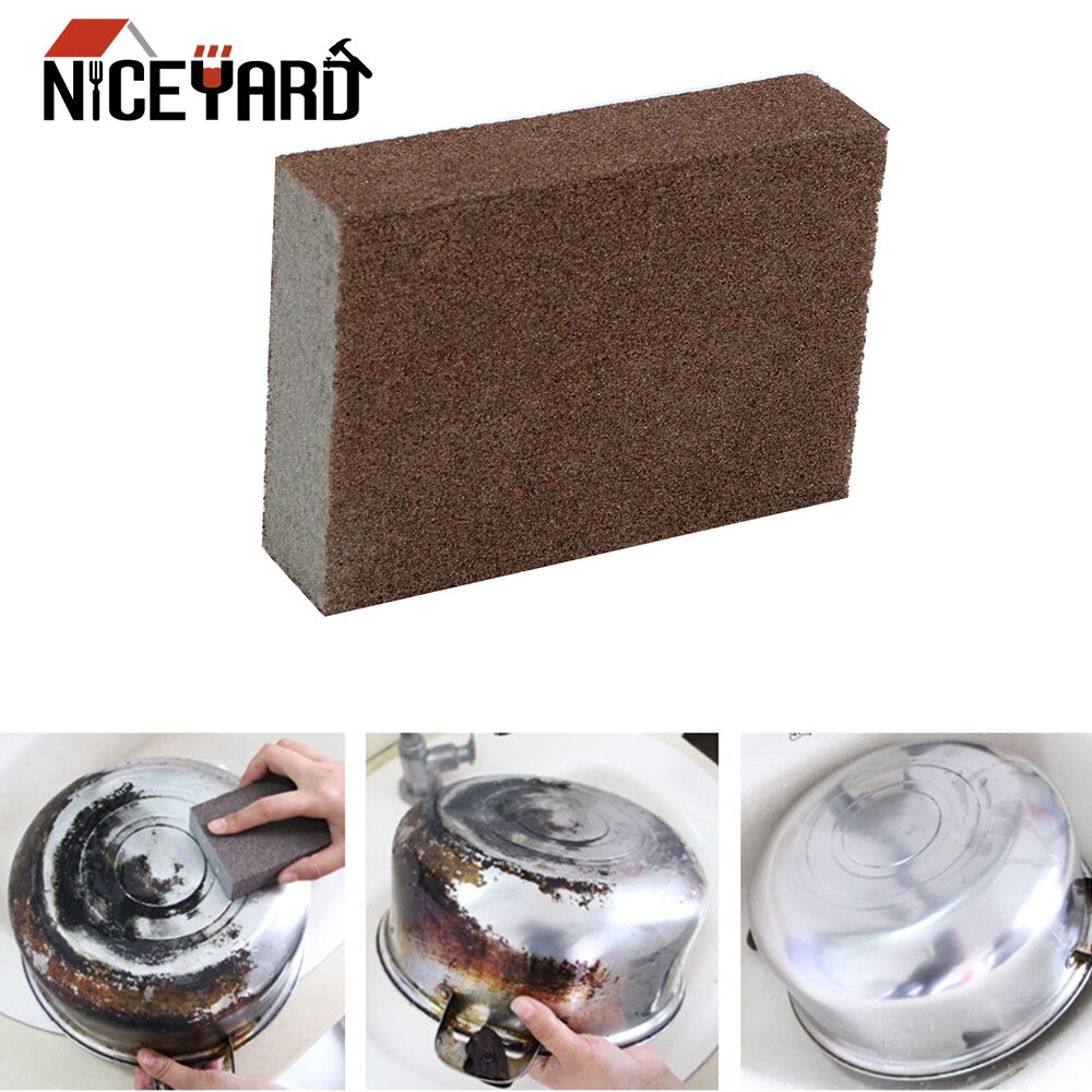 NICEYARD Removing Rust Descaling Clean Rub pot Emery Sponge Magic Eraser Nano Sponge Cleaning Cotton kitchen Supplies