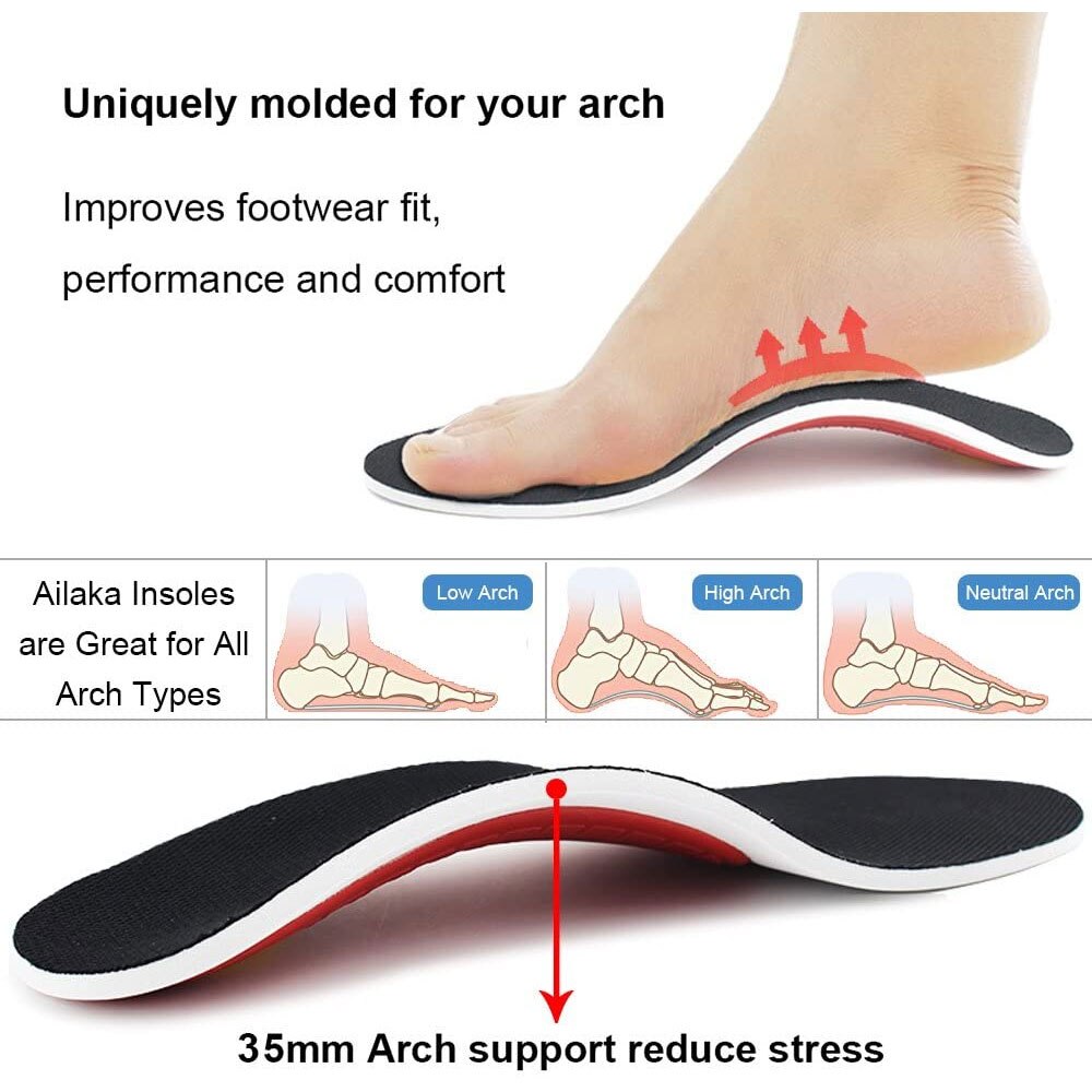 Adjustable Size Orthopedic Insoles Orthotics Flat Foot Arch Support Pad For Shoes Insert Plantar Fasciitis Feet Care Sole Pad