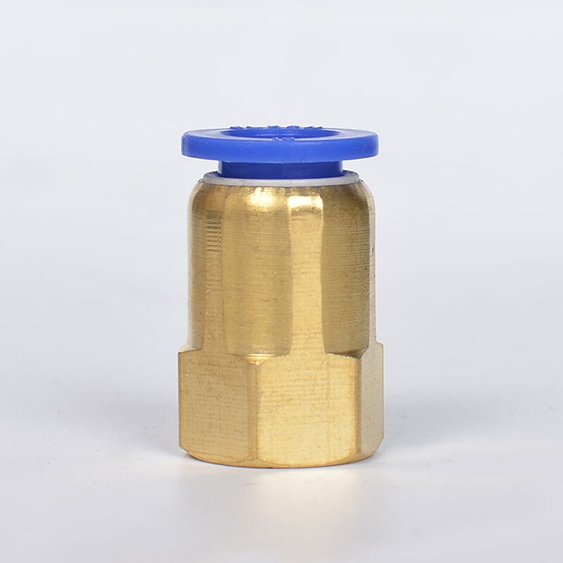 Slang 4mm 6mm 8mm 10mm 12mm pneumatiska kopplingar 1/8 '' 1/4 '' 3/8 '' 1/2 '' invändig tryckgänga för anslutning av luftrör