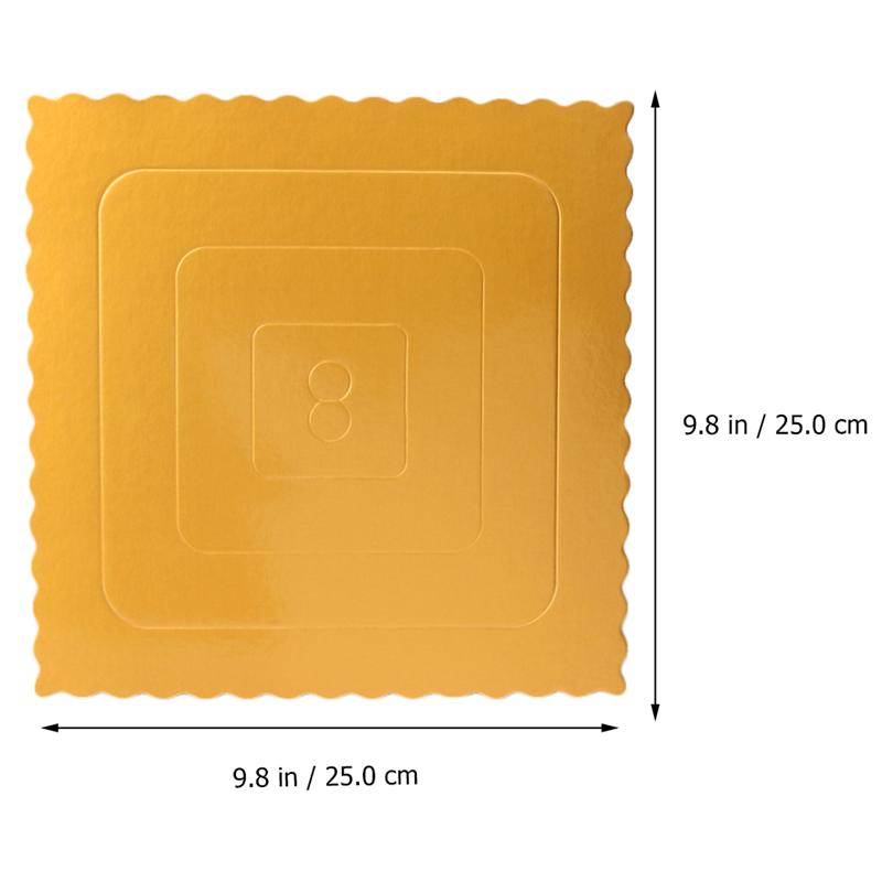 10 Pcs 8inches Square Cake Box Pads Cardboard Cake Pads Cake Board Pads