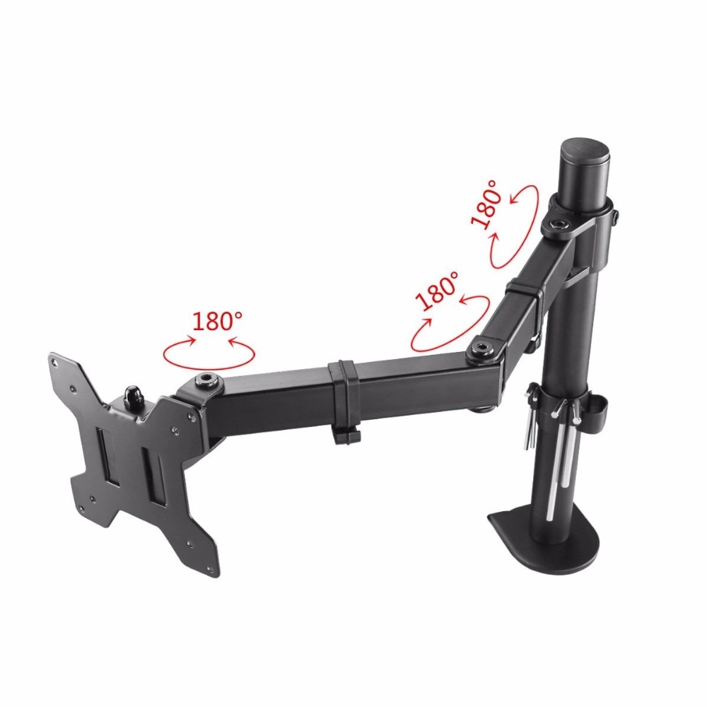 Bilgisayar ekranı dönen ergonomik çok fonksiyonlu alüminyum monitör bilgisayar m