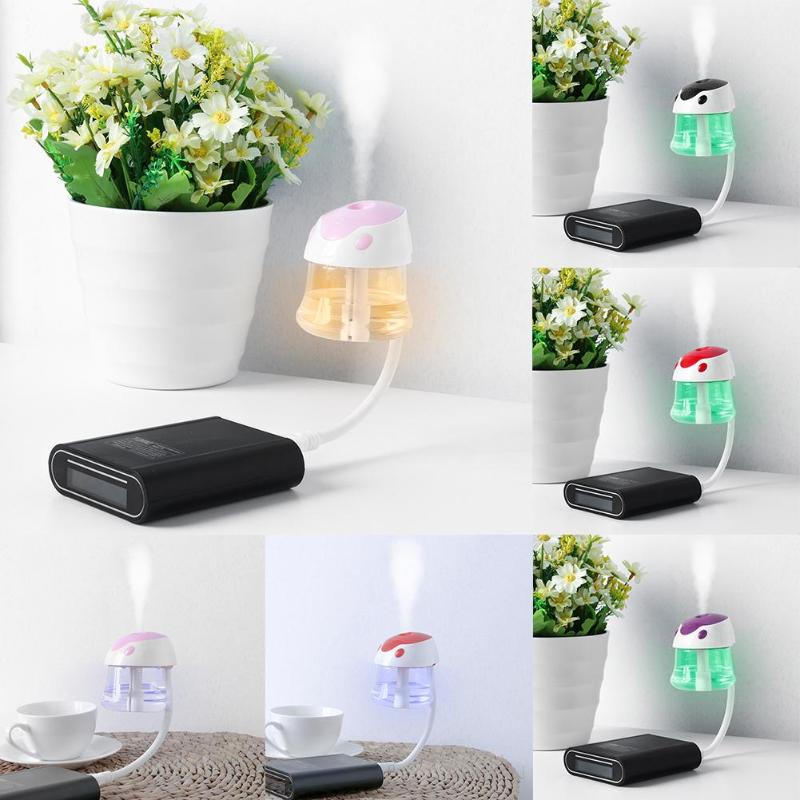 Mini Auto Luchtbevochtiger Aromatherapie DC 5V 2W USB Luchtverfrisser Auto Luchtreiniger Luchtverfrisser Diffuser Auto Accessorie Auto Styling draagbare