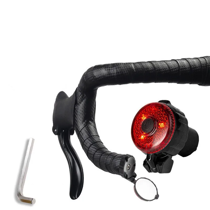 Petit miroir de vélo pliant rotatif pour vtt, 2 pièces, guidon de vélo, rétroviseur, poignée, réflecteur, accessoires spéciaux de cyclisme