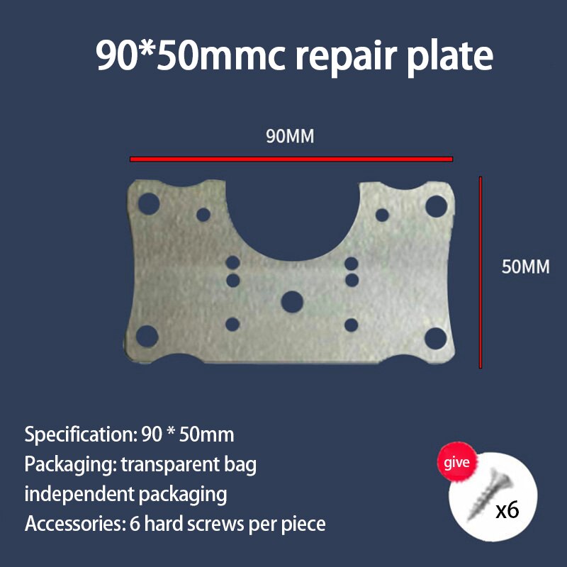 Stainless Steel Hinge Repair Plate Home Cabinet Window Hinge Repair Plate Hinge Fixing Plate Furniture fittings hinge repair kit