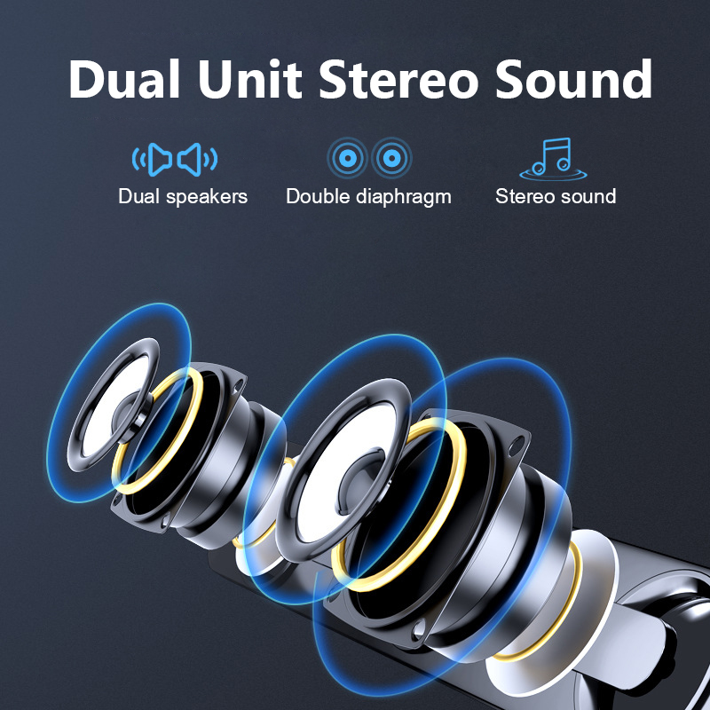 Wired Computer Speaker Bar Stereo Bass speaker Surround Sound Bluetooth Speaker For PC Laptop phone Tablet MP3 MP4