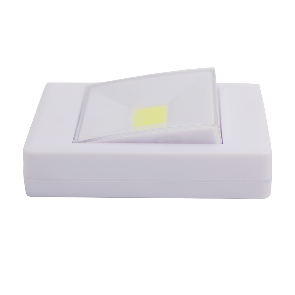 3/6/9/12 Pack 4*AAA Battery Operated Cordless Night Light COB LED Wall Switch Wireless Garage Cabinet Lamp Closet Light