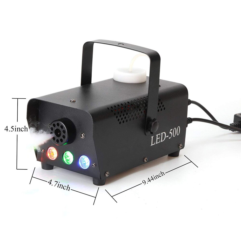 Aimkeeg 500W Drahtlose Steuerung LED Nebel Rauch Maschine Fernbedienung RGB Farbe Rauch Auswerfer LED Professionelle DJ Party Bühne Licht