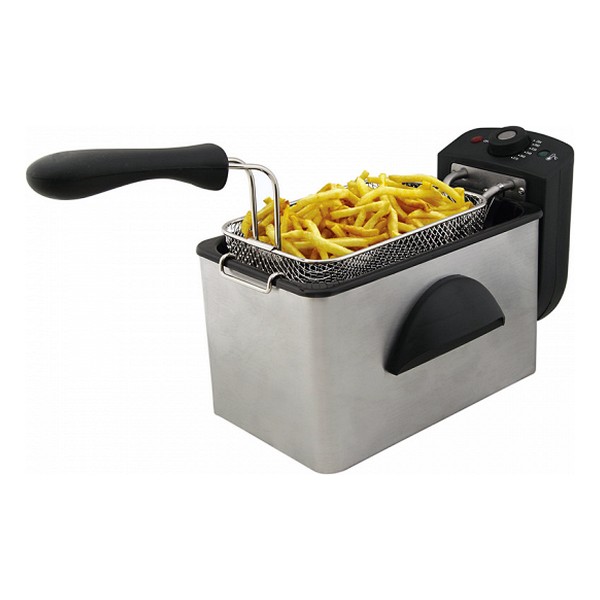 Tiefe-fett Friteuse COMELEC FR3082 2 L 2000W Schwarz edelstahl
