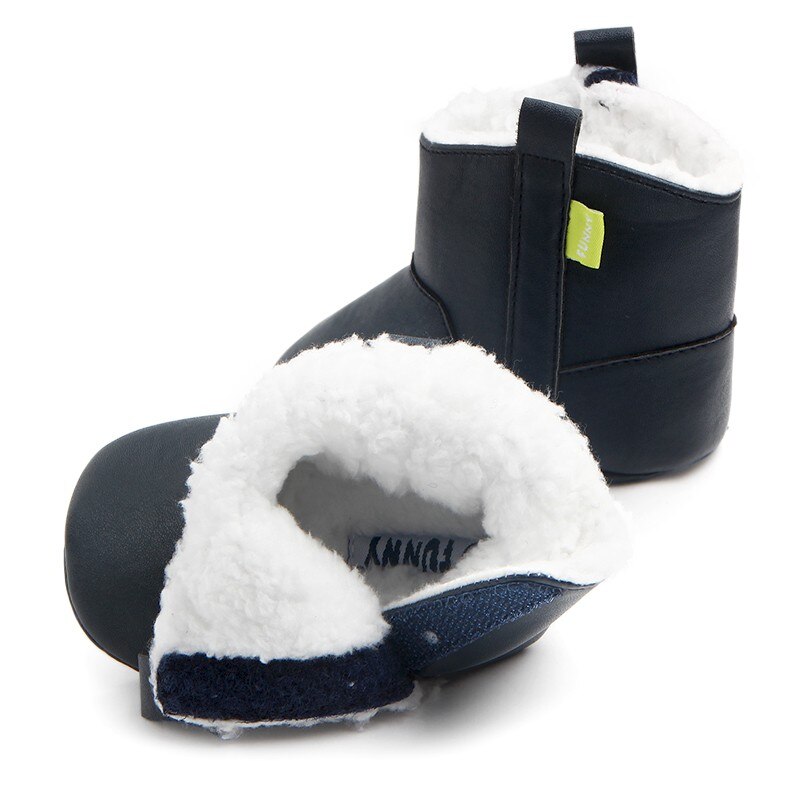 Chaussures d'hiver tube haut pour bébés filles | Chaussures de neige, chaudes, en peluche, à fond souple, , bottes d'hiver pour bébés filles