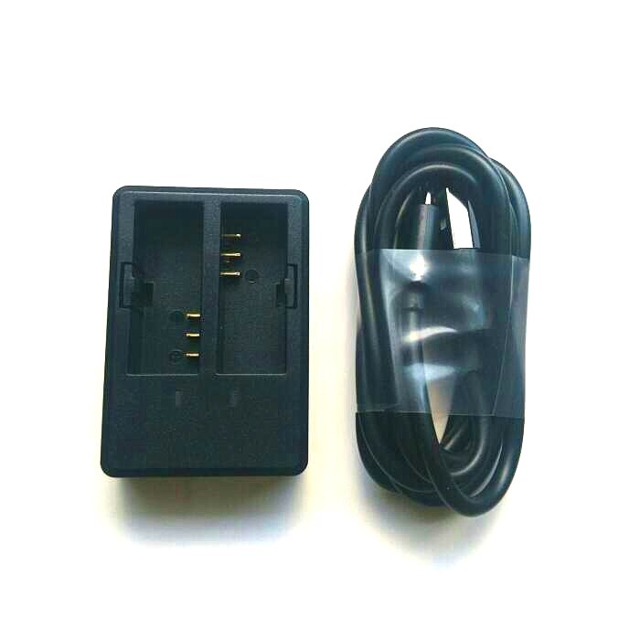 Original SOOCOO accesorios 1050mAh cargador Li-ion batería para S100 C100 C30 30R c50 SJCAM M10 SJ4000 SJ5000 X H3 H9 Cámara WiFi: Cable and charger A