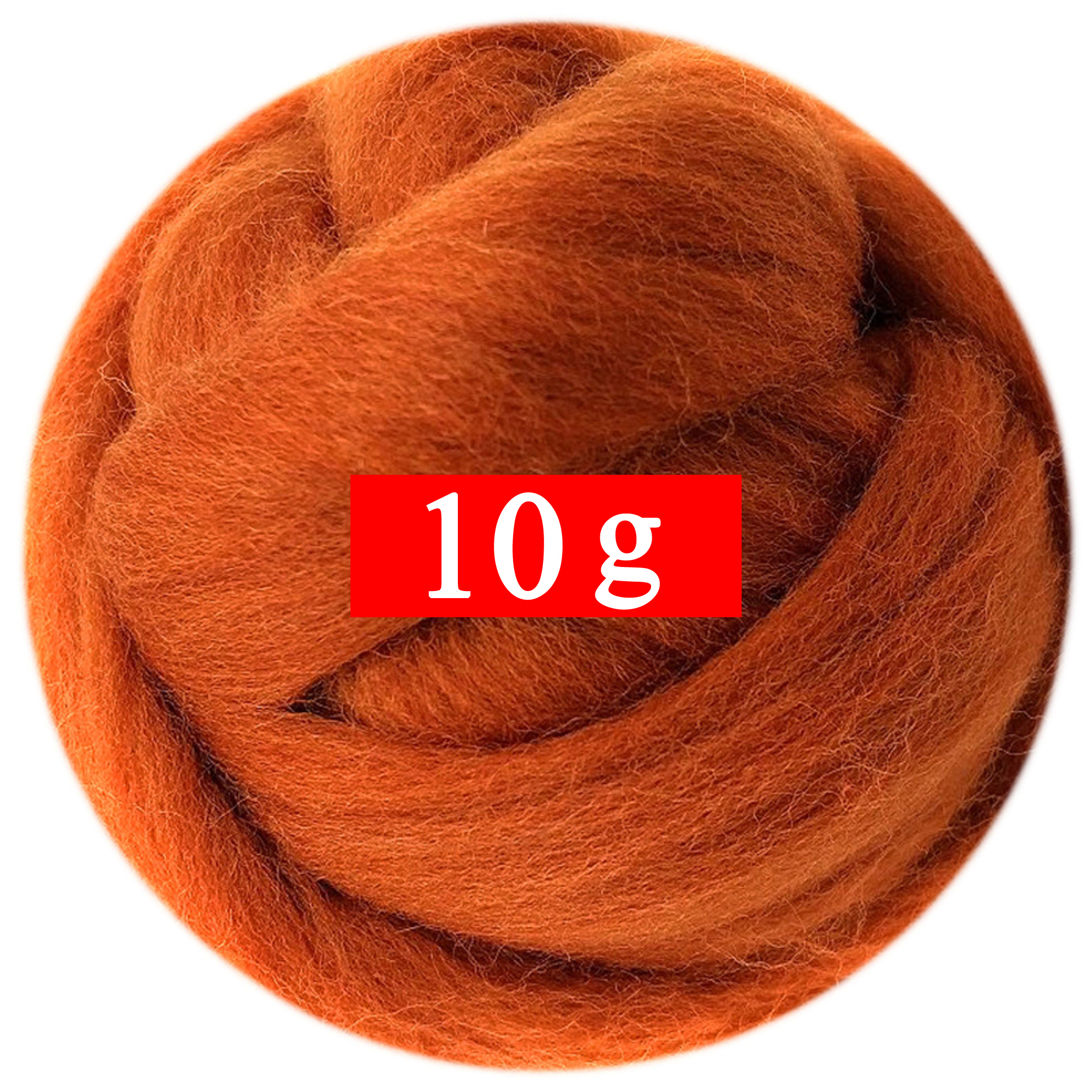 10g Vilten Wol (40 Kleuren) 19 micron Super Zachte Natuurlijke Wol Fiber voor Naaldvilten Kit 0.35 OZ Per Kleur (No.1 19)