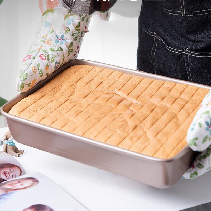9/11/13 Inch Deepen Baking Pan Baking Tray Non-stick Metal Cake Bread Baguette Baking Pan Form Mold for Oven Bakeware