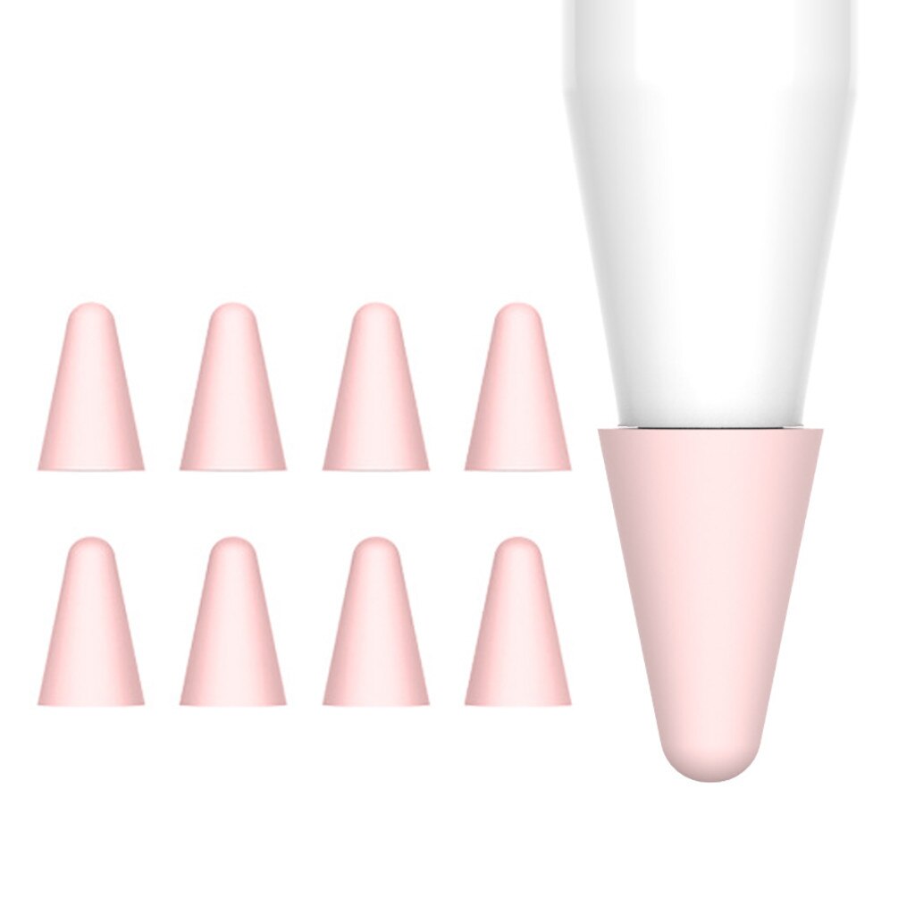 8 pièces remplacement stylet pointe stylo Nibs couverture Compatible pour iPad Pro pour Apple crayon 1/2 accessoires: E