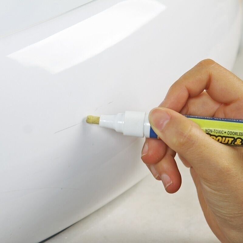 Caulking Grout and Grout-Aide Tile Marker Ceramic Tile Reface Repair Pen White Reversible Nib MU8669: Default Title