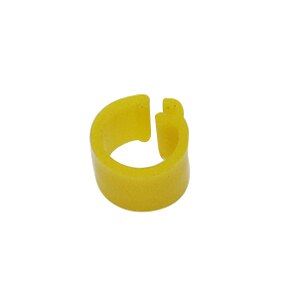 ID 6 mm wide 7mm 10 color bird foot ring plastic clip ring pigeon quail foot ring farm poultry supplies bird supplies 200 Pcs: Yellow