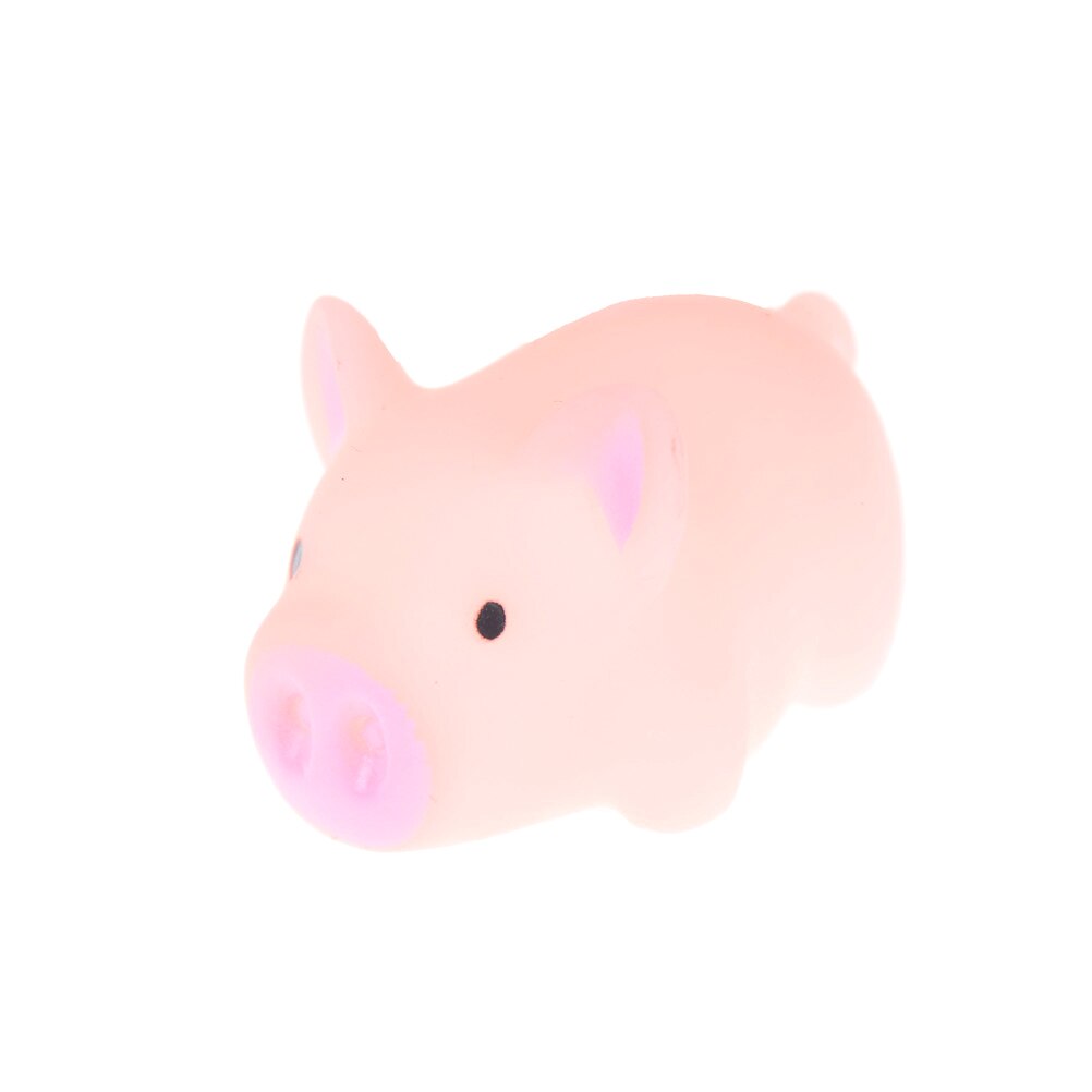 1pc schattige roze varkens gel knijpspeelgoed voor kinderen, helende stressverlichters, decoratie en antistress speelgoed