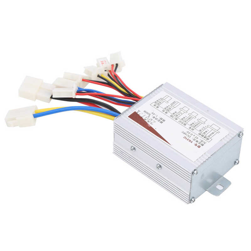 Elektrisk sykkel motor kontroller kit 36v/48v 500w e-bike brush controller kort kabel tommel gasshåndtak sett