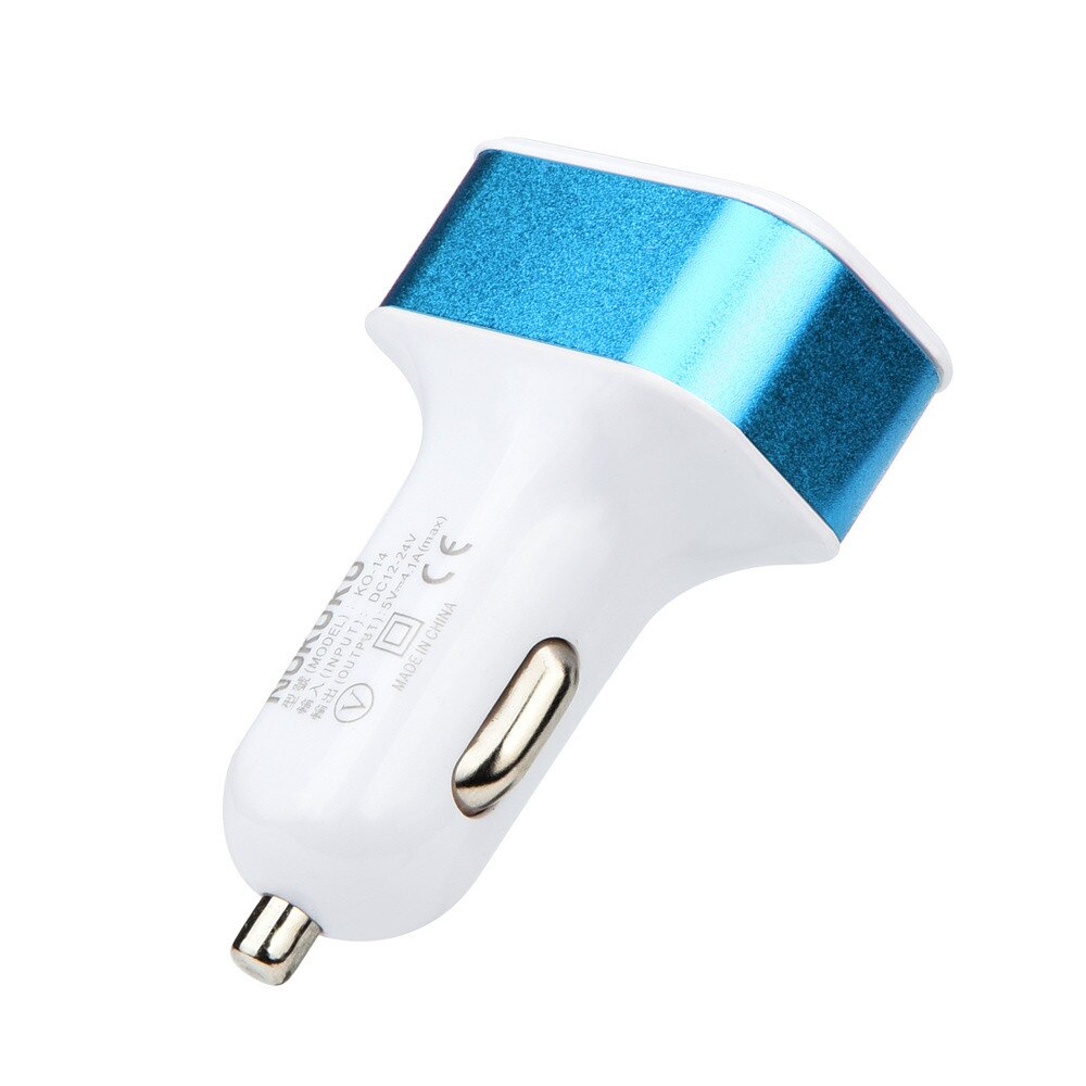 USB Car Charger 4 Port Phone Charger Adapter Socket 2A 2.1A 1A Car Styling 3 USB Charger Universal for Mobile Phone Pad Chargers