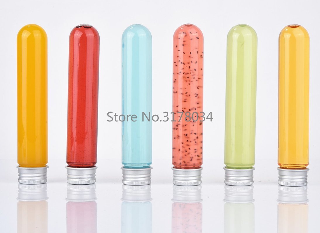 25 stk 40ml klart plastik reagensglas med låg multifunktions opbevaringsflaske til usb kabel fest favoriserer slik diverse arrangør