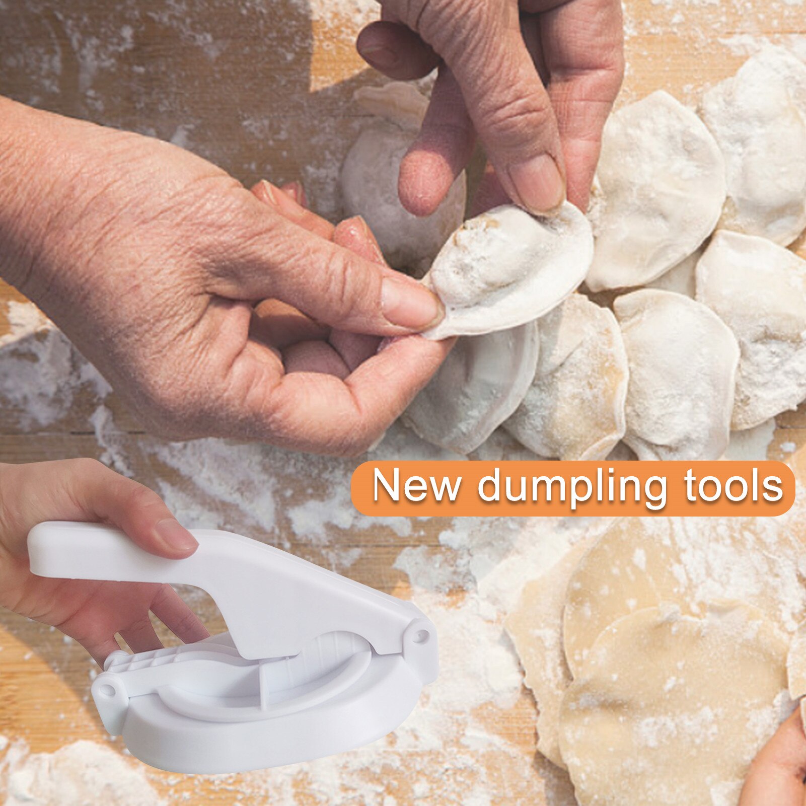 Keuken Knoedel Mallen Plastic Deeg Druk Dumpling Pie Ravioli Mould Koken Pastry Chinese Voedsel Jiaozi Maker