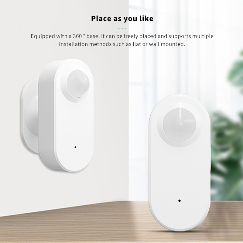 IHSENO Tuya Zigbee/Wifi Sensor de presencia de movimiento humano aplicación remota Control detección PIR para decoración inteligente del hogar alarma de seguridad
