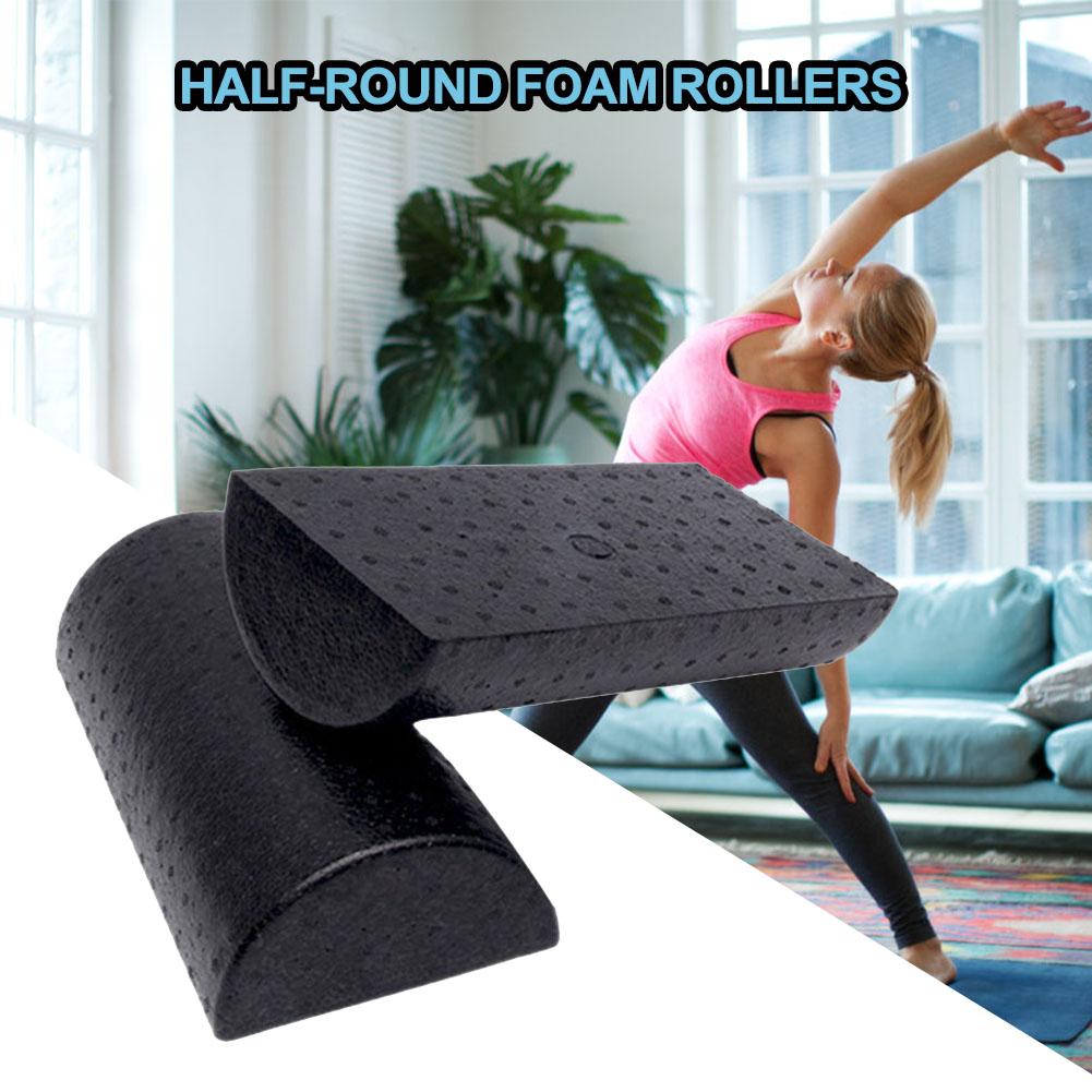 30Cm Half Ronde Eva Massage Foam Roller Voor Yoga Pilates Fitness Apparatuur Balance Pad Yoga Blokken Met Massage Drijvende punt