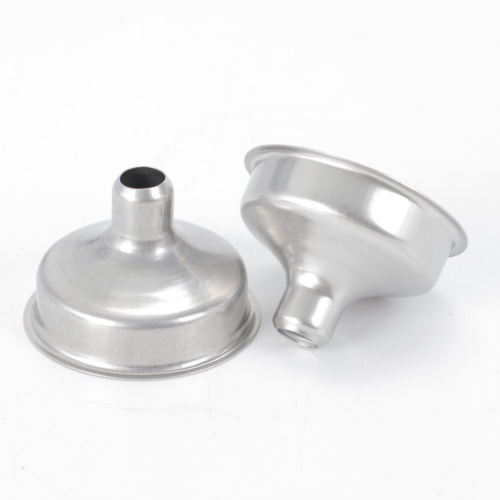Small Mouth Mini Stainless Steel Bar Wine Flask Funnel for Filling Hip Flask Beer Liquid Bar Kitchen Tools Transferring Liquid: 2pcs 03