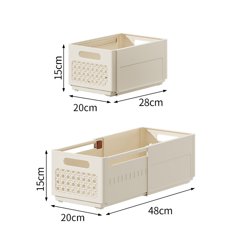 Clothes Storage Box Expandable Wardrobe Clothes Organiser Layered Plastic Assembled Storage Organizer Underwear Boxes: green
