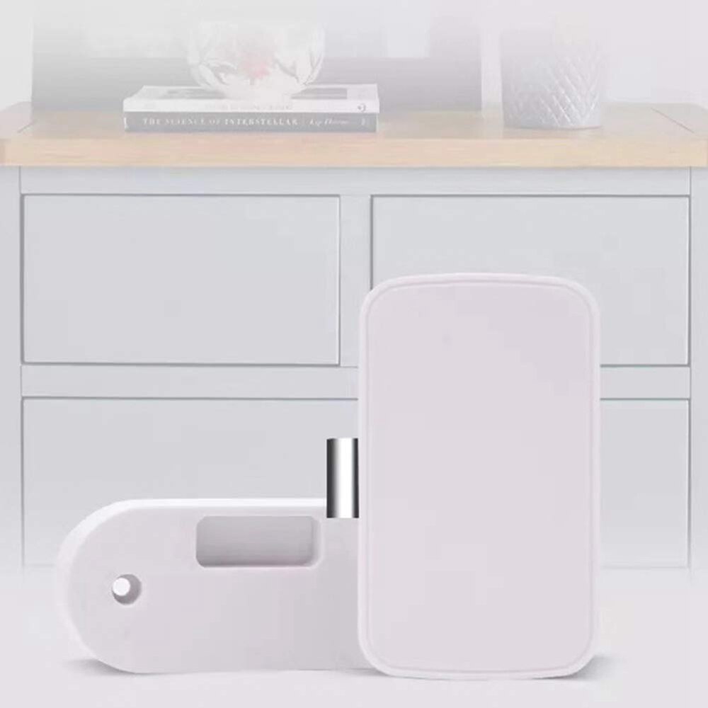 Wireless Bluetooth Keyless Smart File Cabinet Lock Invisible Electric Lock IOS Android APP Control For Cabinet Drawer Smart Lock: Default Title